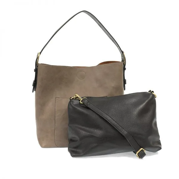 Classic Hobo Handbag with Removable Insert Bag