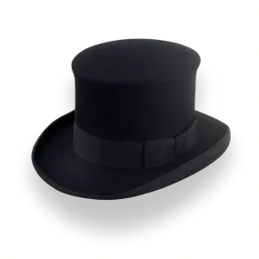 Classic Top Hat For Men in Black Fur Felt | The Victorian