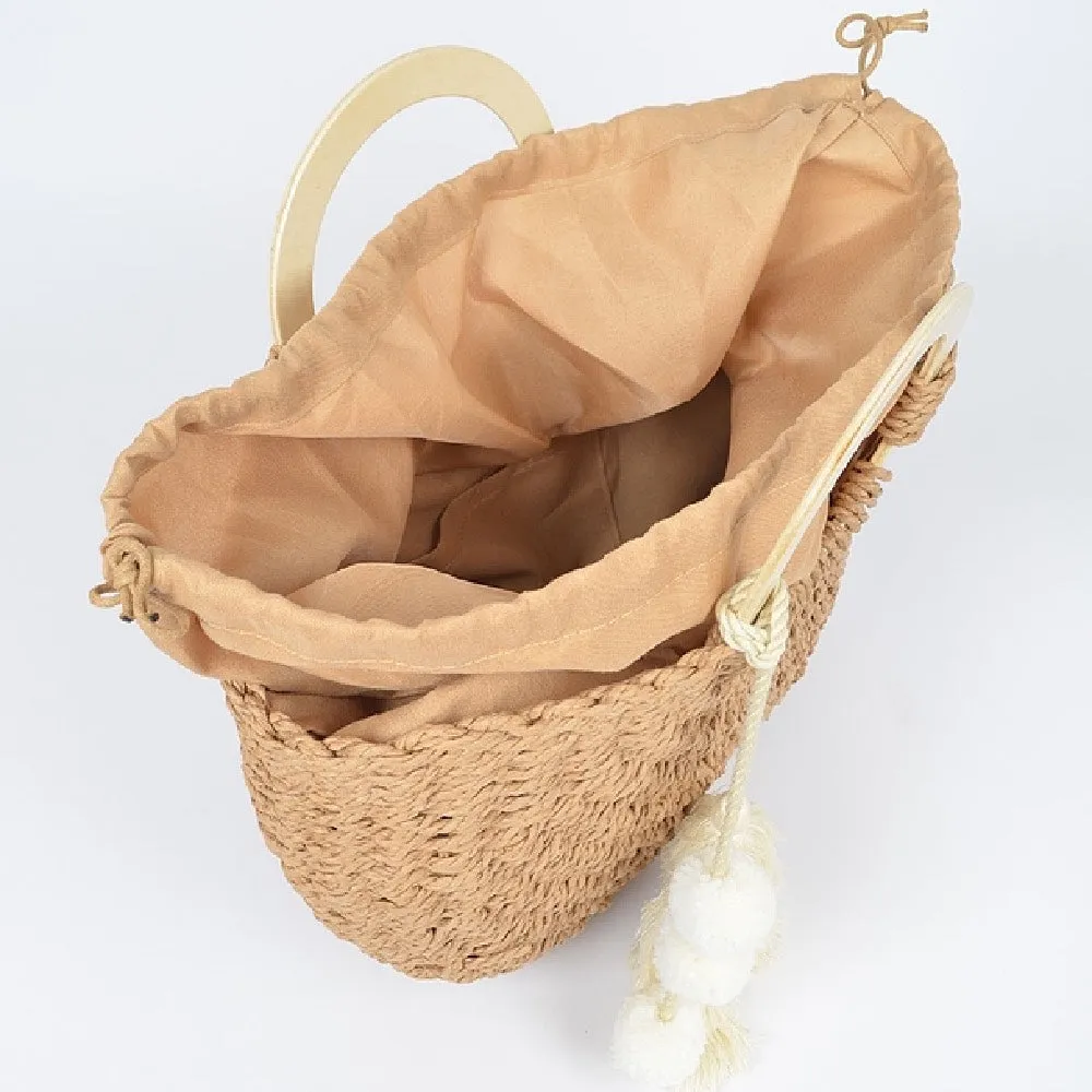 Coconut Island Woven Tote Bag