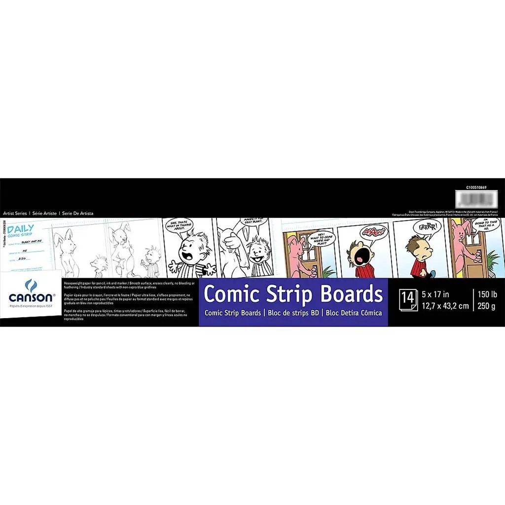 Comic Boards 5in x 17in