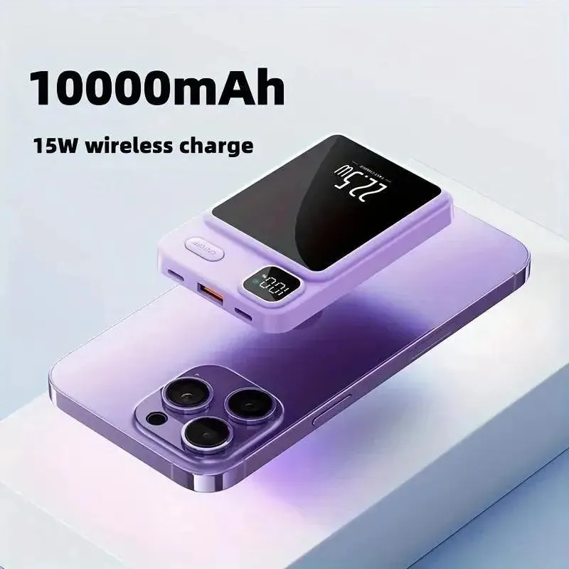 Compact Magnetic Fast Charging Power Bank (10000mAh)