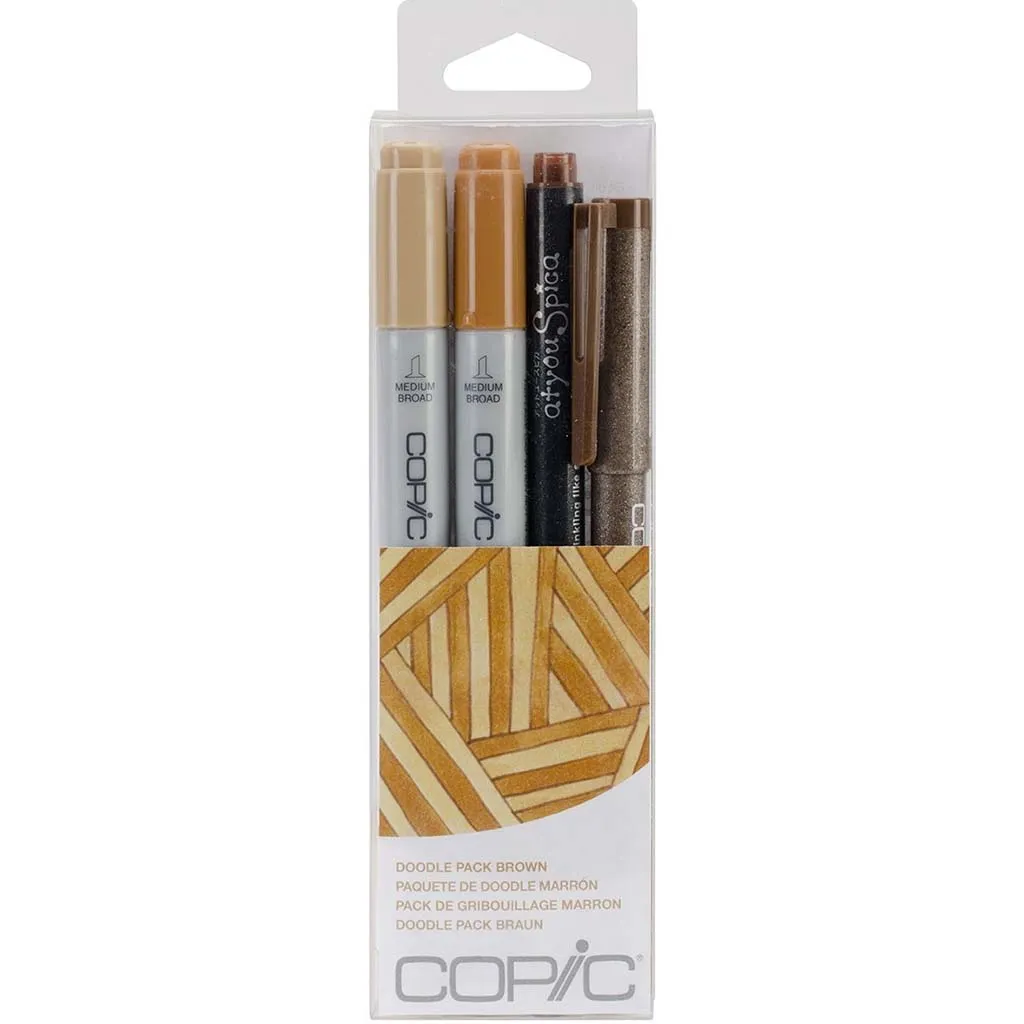 Copic Doodle Pack Brown