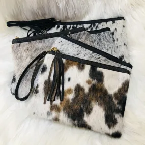 Cow Hide Clutch