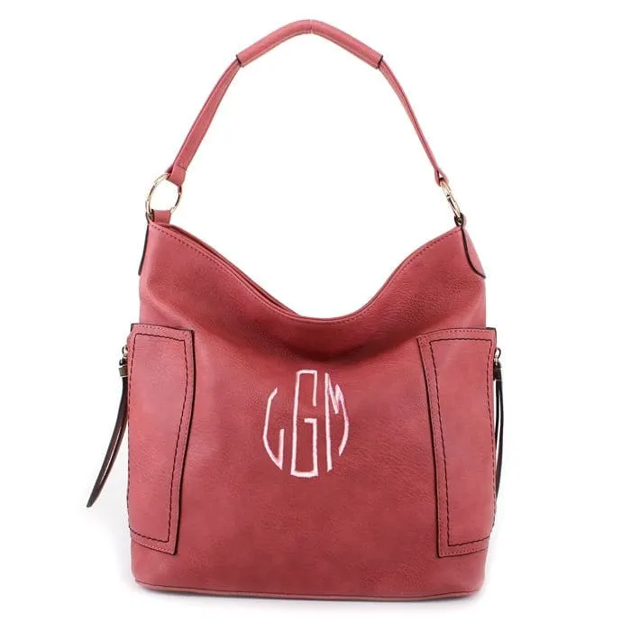 CP1020 Monogrammable Fashion Zipper Accent Tote