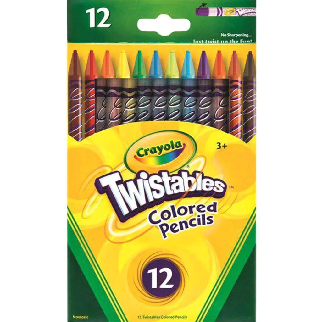 Crayola Twistables Coloured Pencils 12 Pack