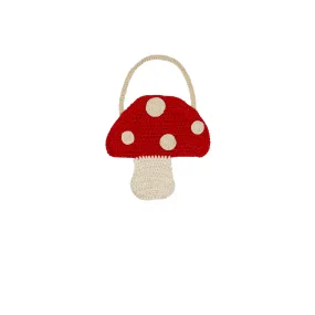 Crochet Mushroom Purse - Red