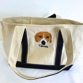 Custom Embroidered Tote Bag with Same Design (Pet)