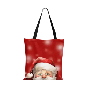 Custom Logo Gifts, Custom Corporate Client Gifts Personalized Christmas Tote Bag, Custom X-Max,Santa Tote Bag Gift,PR228-23020149