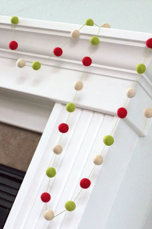 Design Your Own Felt Ball Garland