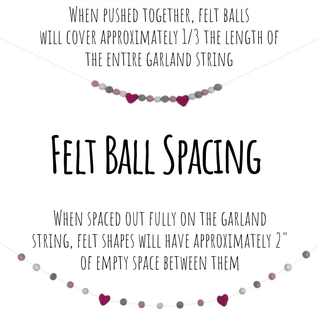 Design Your Own Felt Ball Garland