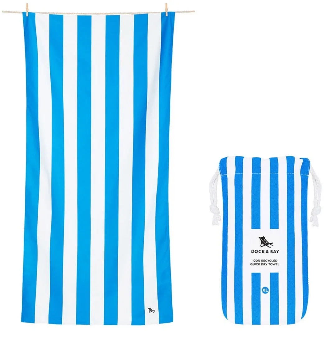 Dock & Bay Beach Towel XL - Bondi Blue