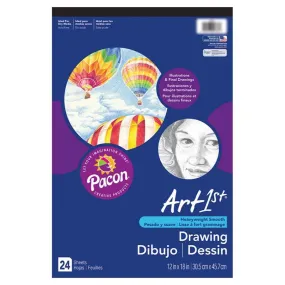 Drawing Pad Art 24 Sheets 12in X 18in