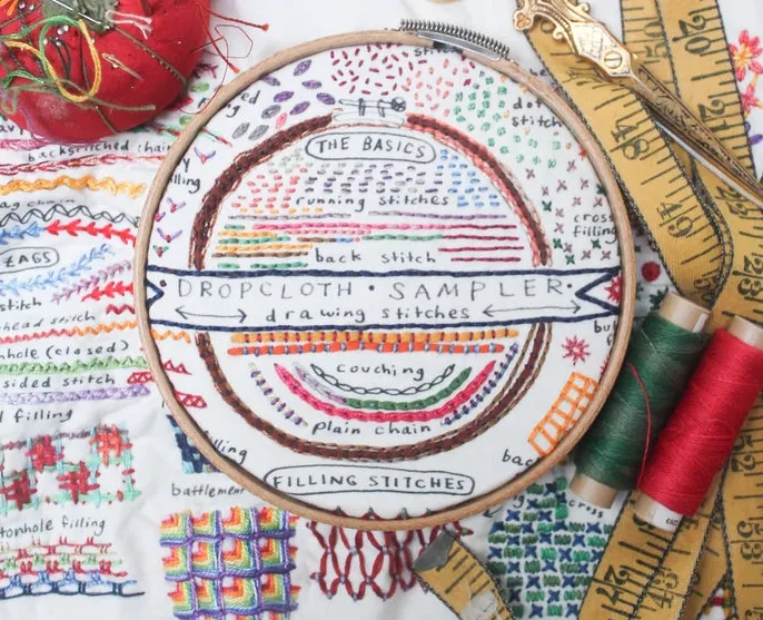 Drawing Stitches Sampler