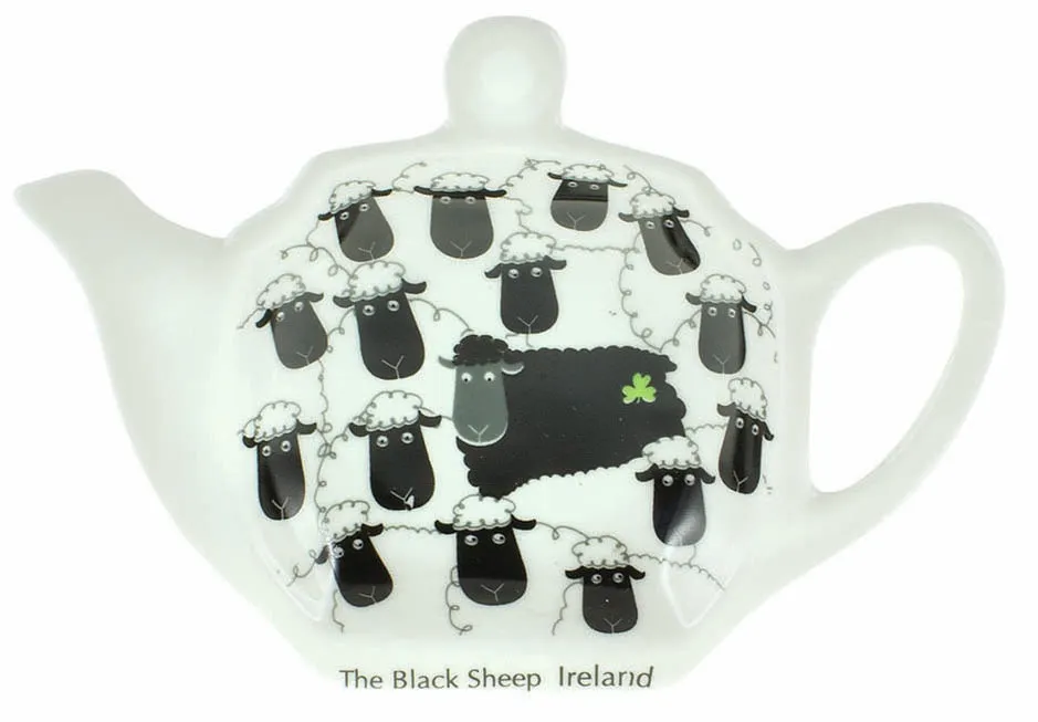 Dublin Gift Black & White Sheep Tea Bag Holder*