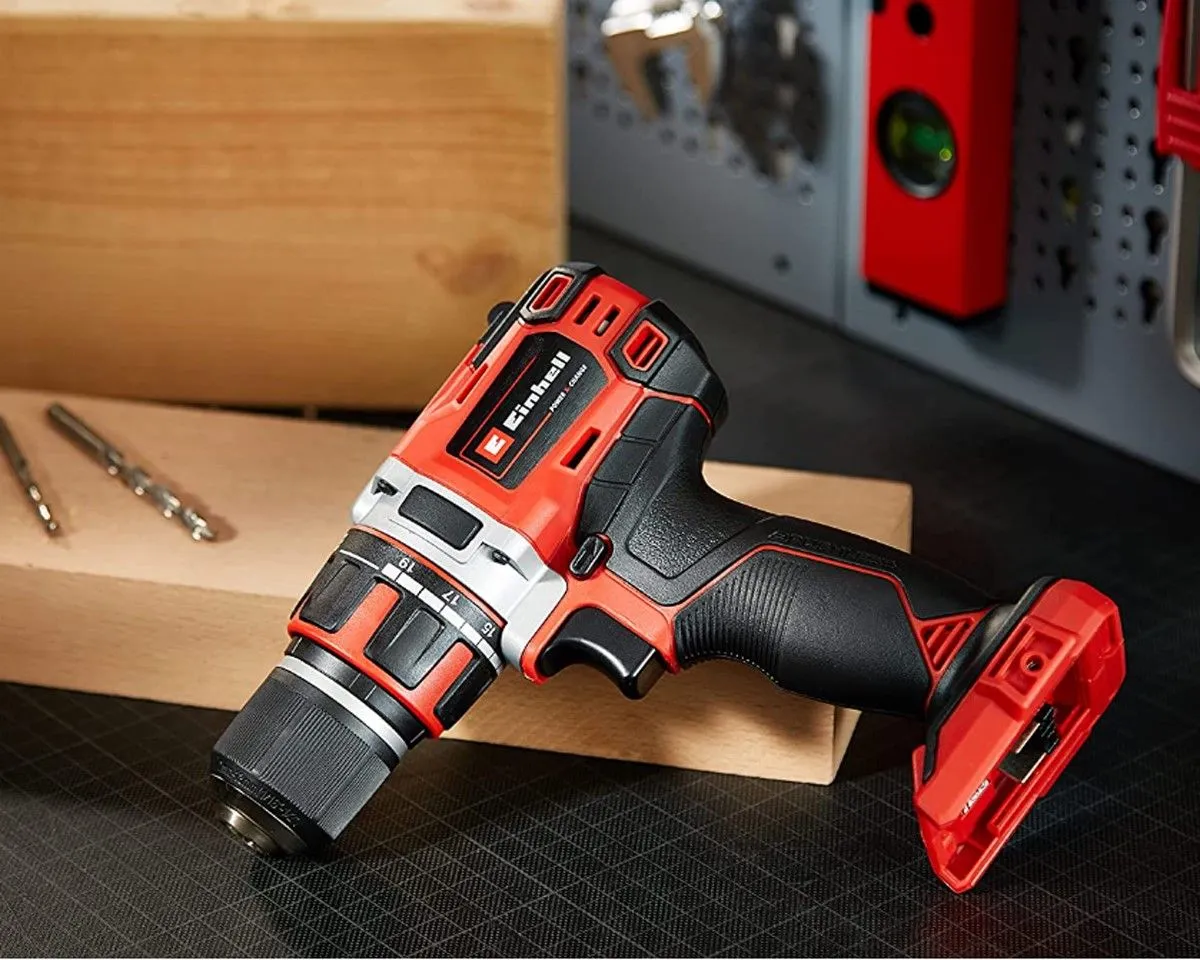 Einhell Power X-Change 18V Combi Drill and Impact Driver 60Nm, Battery and Charger and Tool Bag