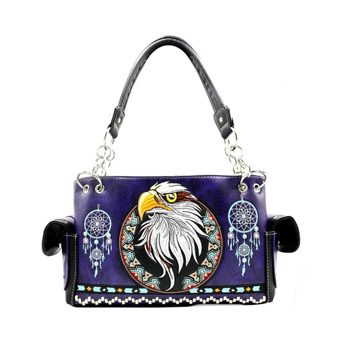 Embroidered Eagle Dreamcatcher Purse