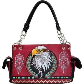 Embroidered Eagle Dreamcatcher Purse