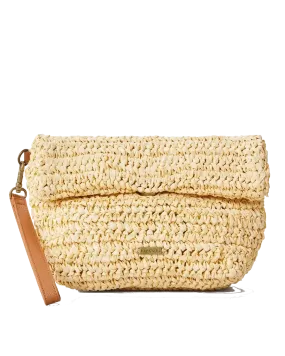 Essentials Straw Purse in Natural