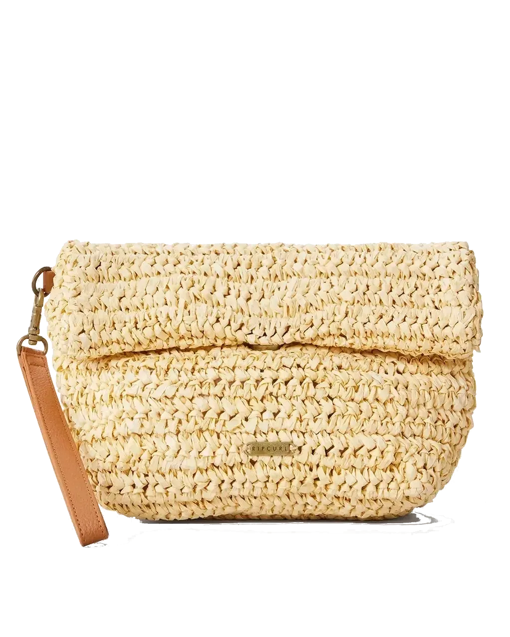 Essentials Straw Purse in Natural