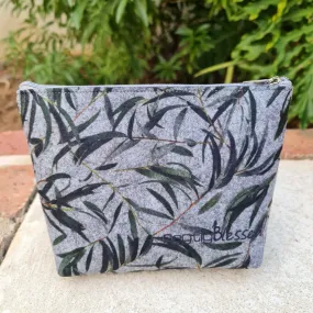 Eucalyptus Branches - Recycled Felt Cosmetic Bag