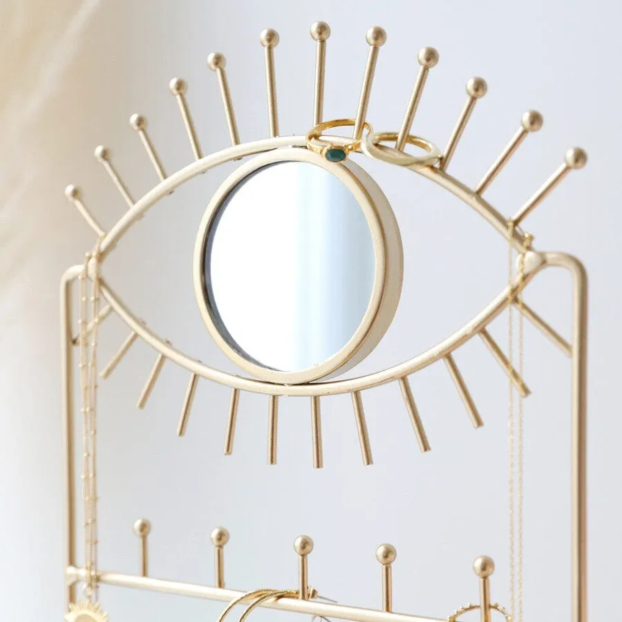 Eye Mirror and Jewelry Holder