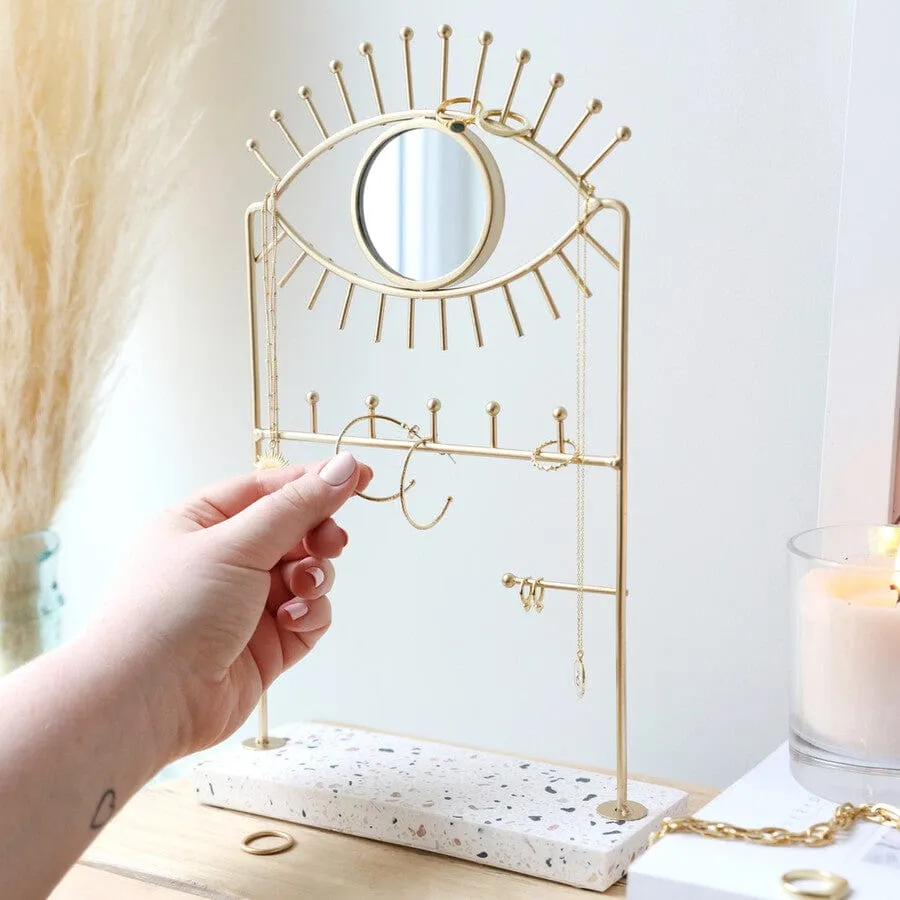 Eye Mirror and Jewelry Holder