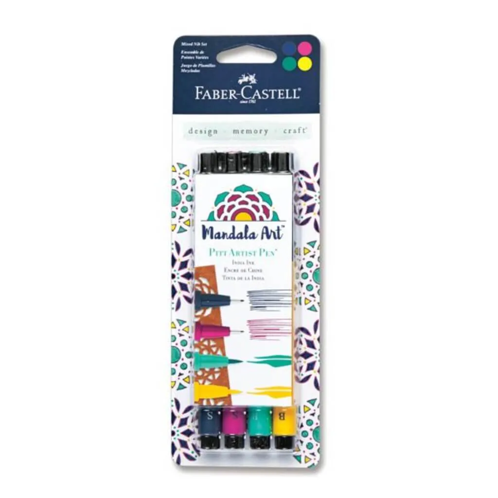 Faber Castell Pitt Artist Pen Set Mandala Art