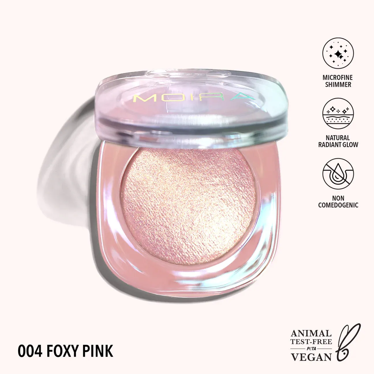 Face- Moira Dreamlight Highlighter - Foxy Pink DHL004 (6pc bundle, $3.50 each)