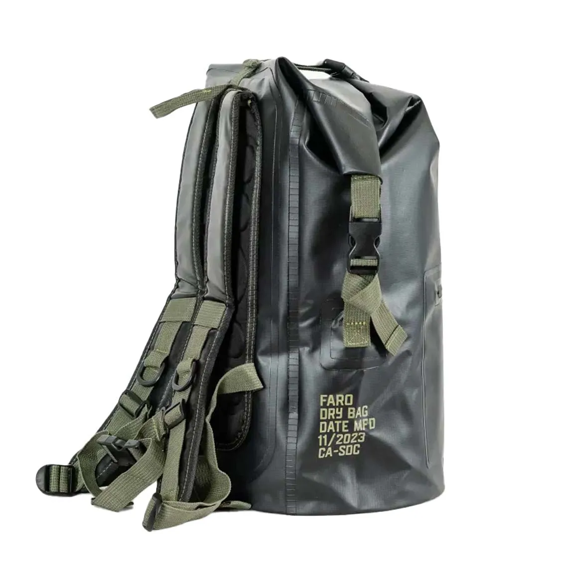 FARO WETSUIT DRY BAG - BLACK/OLIVE