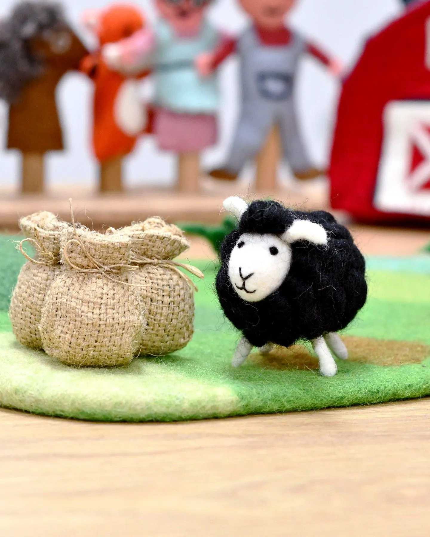 Felt Baa Baa Black Sheep Toy