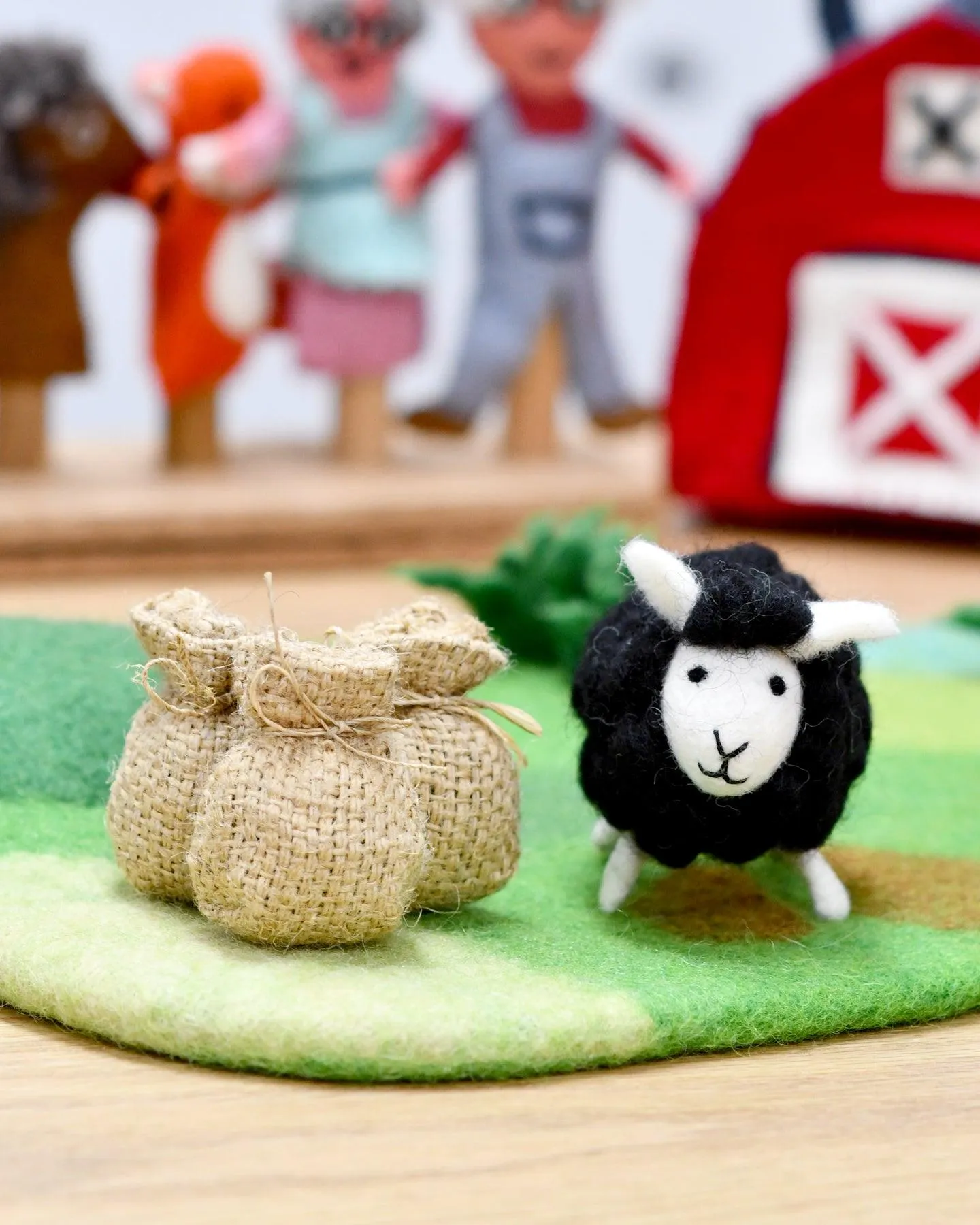 Felt Baa Baa Black Sheep Toy