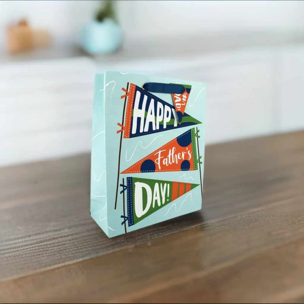 Flag Large Gift Bag Father's Day