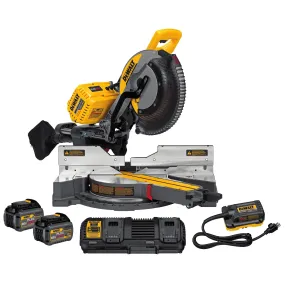 FLEXVOLT 120V MAX Sliding Miter Saw Kit w/ 2 Batteries