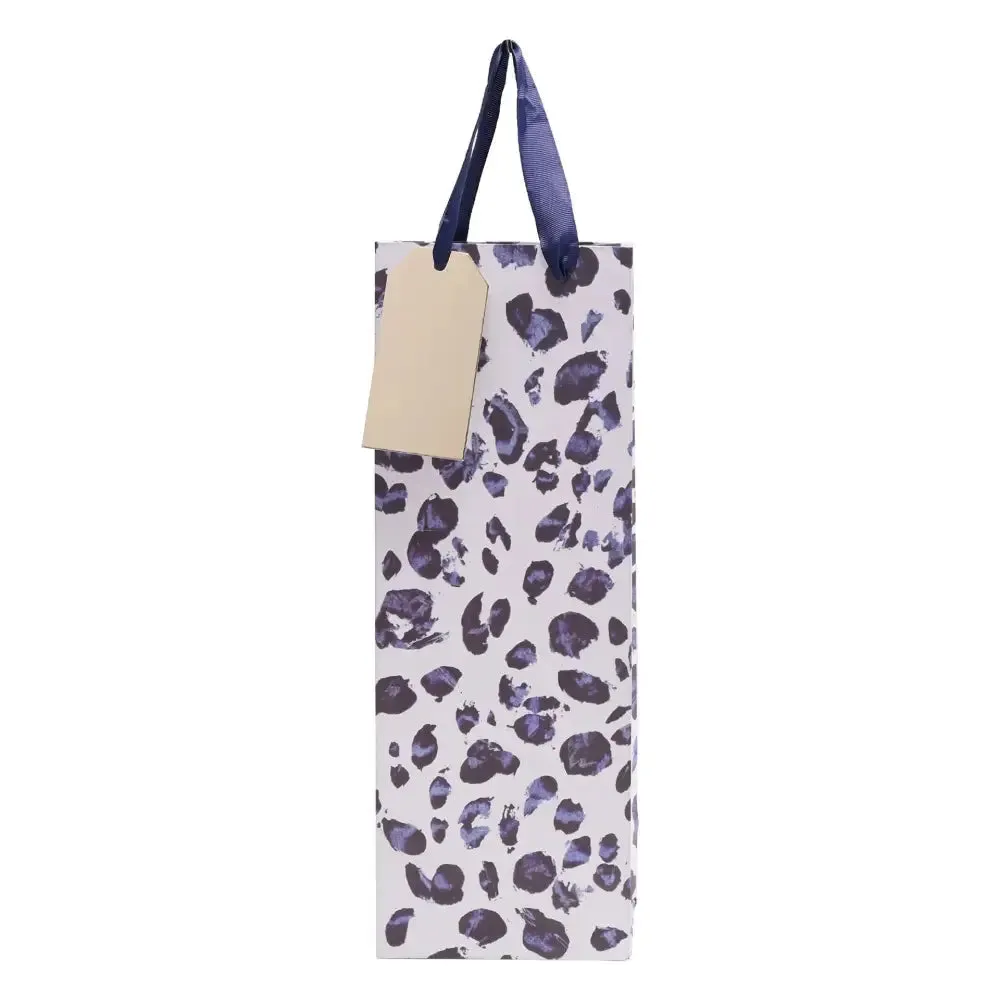 Frida Navy Animal Print Gift Bag - Three Sizes