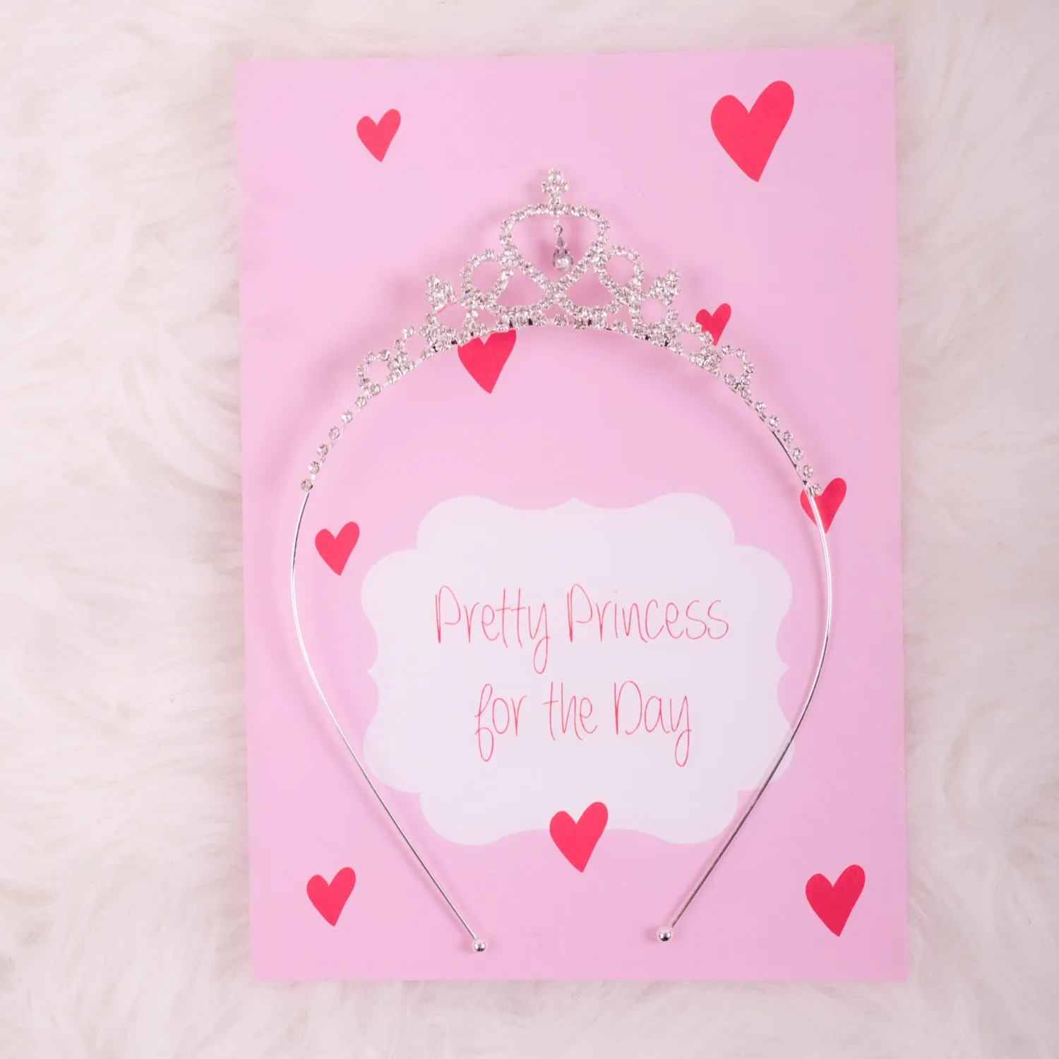 Gift Card and Boutique Bow "Princess for the Day"