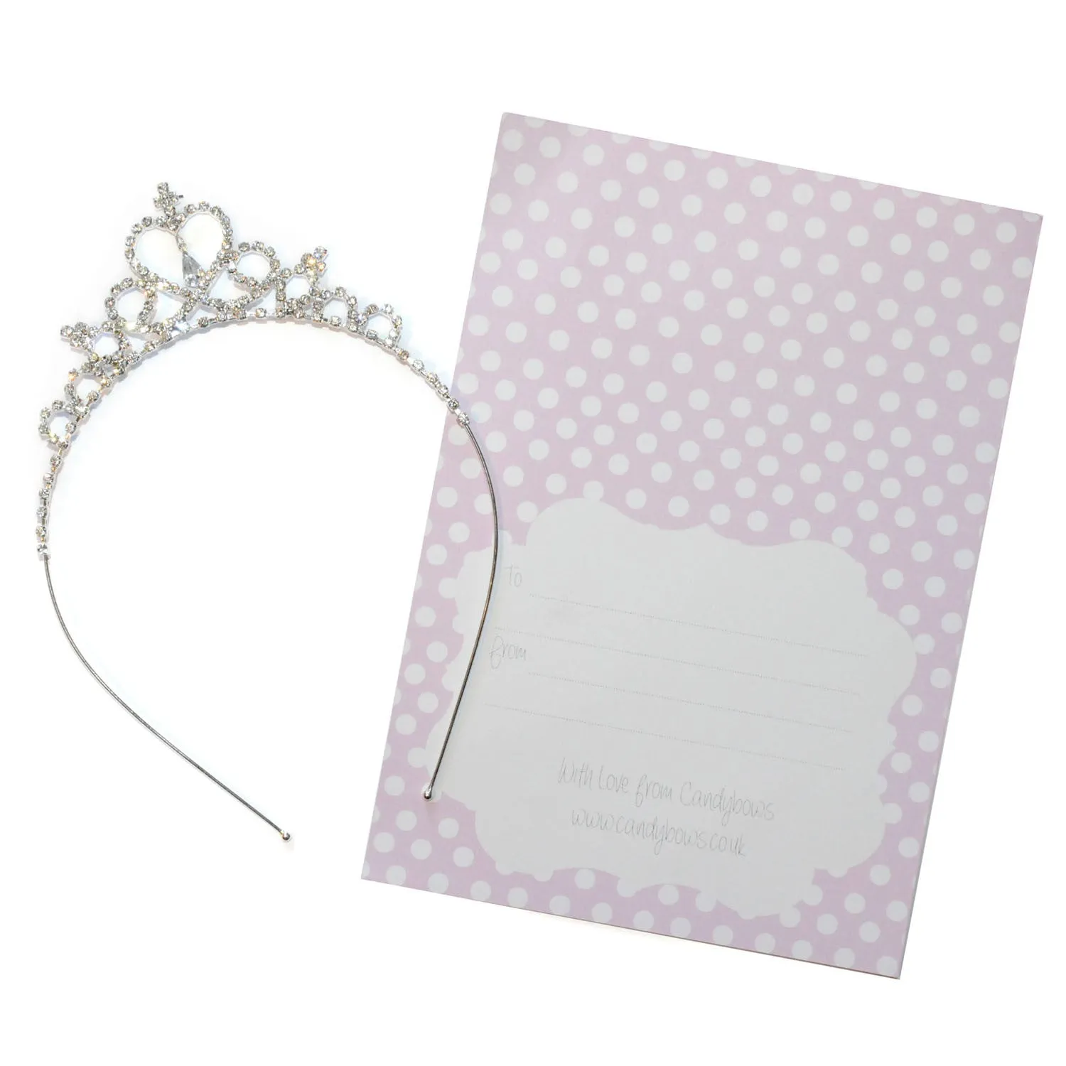 Gift Card and Boutique Bow "Princess for the Day"