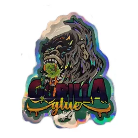 Gorilla #4 - Custom Shape Mylar Bags - 10cm x 12.5cm - Each