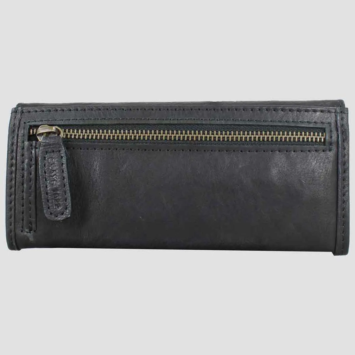 GRAYS Lily Snaffle Leather Purse - Women's - Black