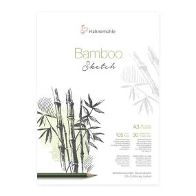 Hahnemuhle Bamboo Sketch Pad 105gsm 11.7in x 16.5in, DIN A3, 30 Sheets