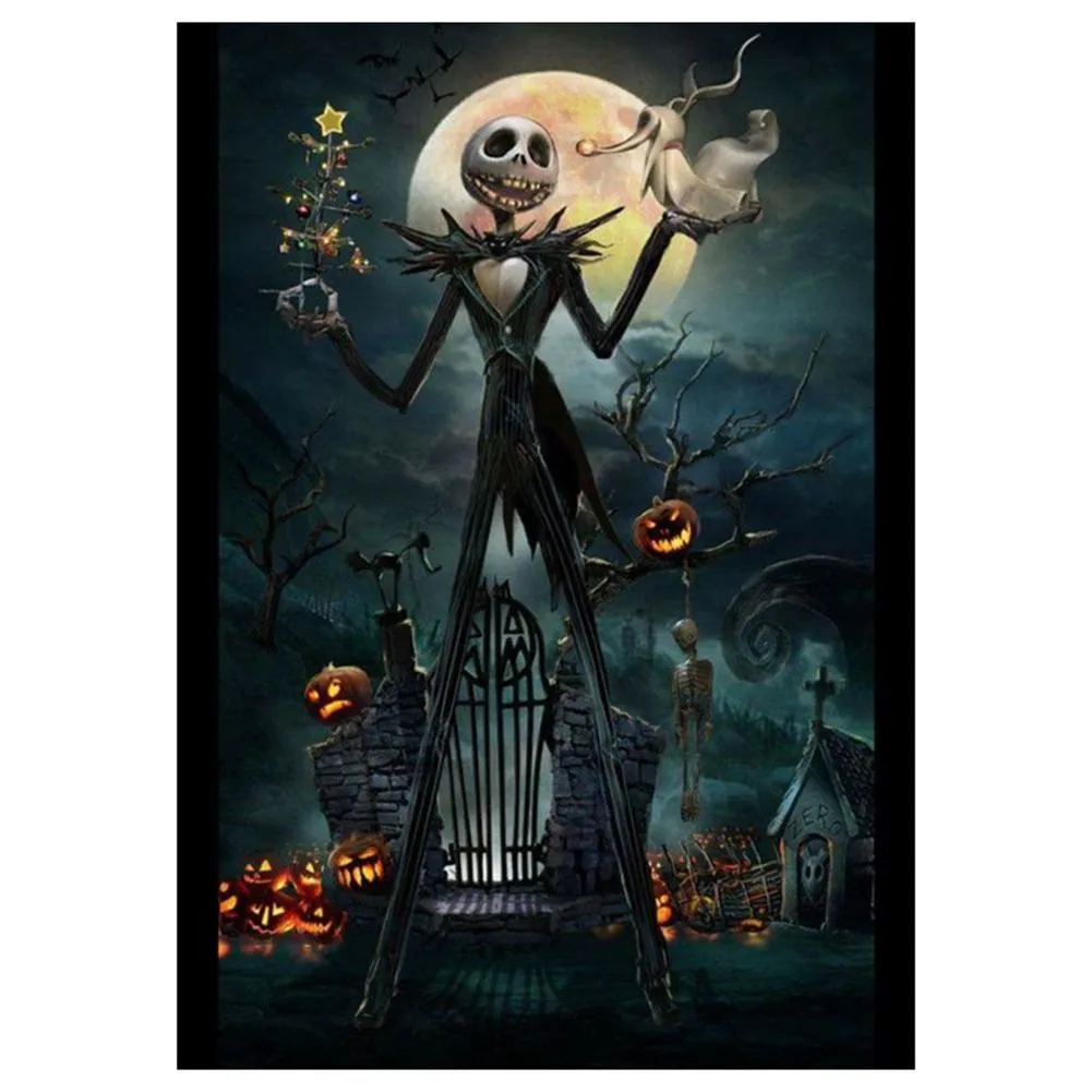 Halloween Skeleton  DIY Full Drill Diamond Painting