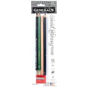 Hand Lettering Pencil Set 4pc