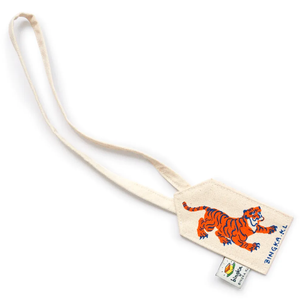 Harimau Bag Tag in Royal Blue