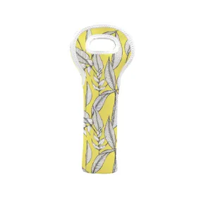 *Heliconia on Yellow Neoprene Bottle Tote