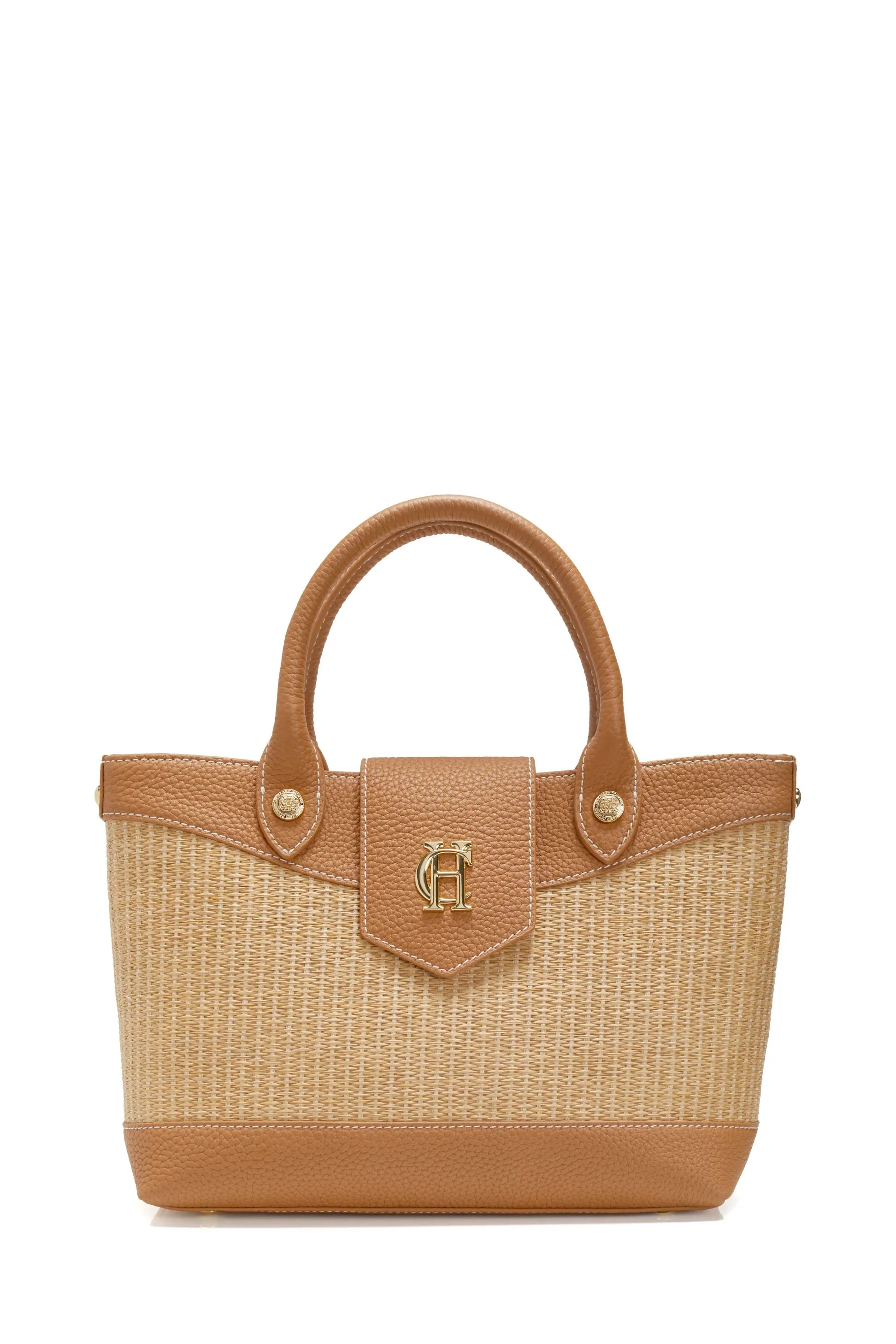 Holland Cooper Valencia Mini Tote Bag in Tan