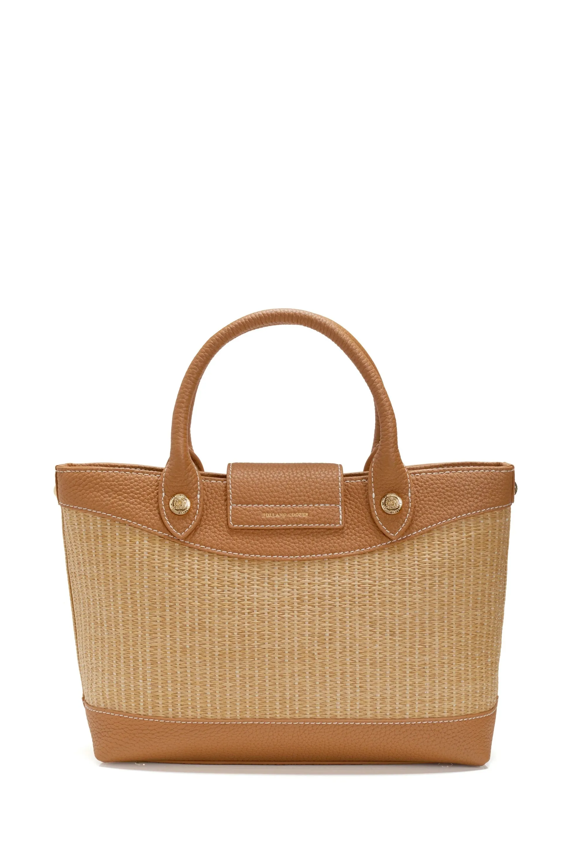 Holland Cooper Valencia Mini Tote Bag in Tan