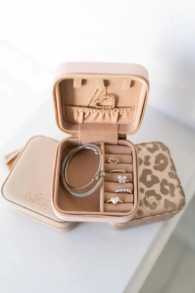 Hollis | Mini Jewelry Organizer in Blush