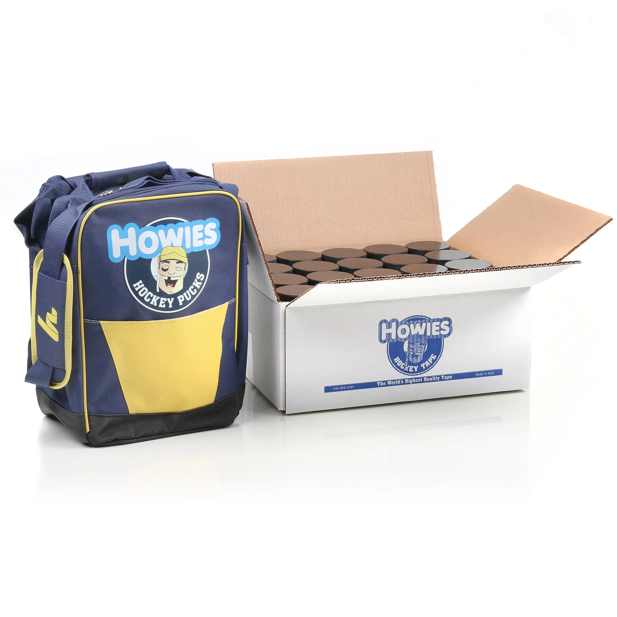 Howies Hockey Puck Bag & Pucks