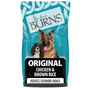 **IMPERFECT** Burns Adult/Senior Chicken & Brown Rice Dry Dog Food 12kg