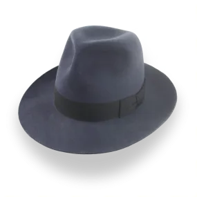 Indiana Jones Travel Poet Fedora in Dark Grey Fur Felt | The Pulsar