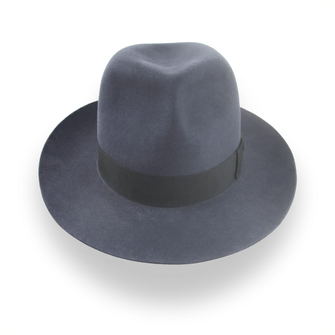 Indiana Jones Travel Poet Fedora in Dark Grey Fur Felt | The Pulsar